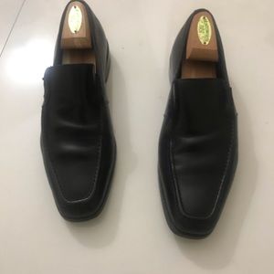 Hugo Boss leather black men shoes